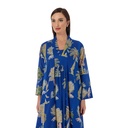 Blue Palm Dress