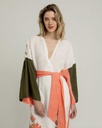 Two Tone Long Kimono