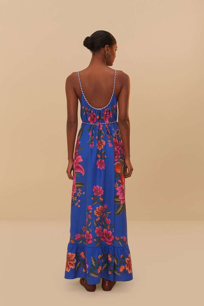 Summer Fruit Scarf Dress