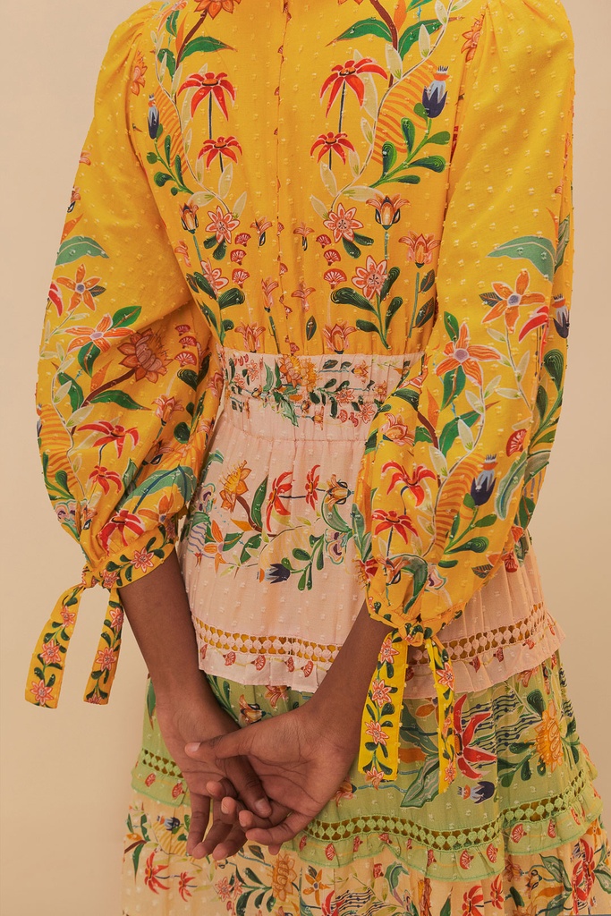 Floral Stripe Maxi Dress