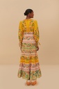 Floral Stripe Maxi Dress