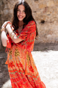 Mauricio Orange Dress