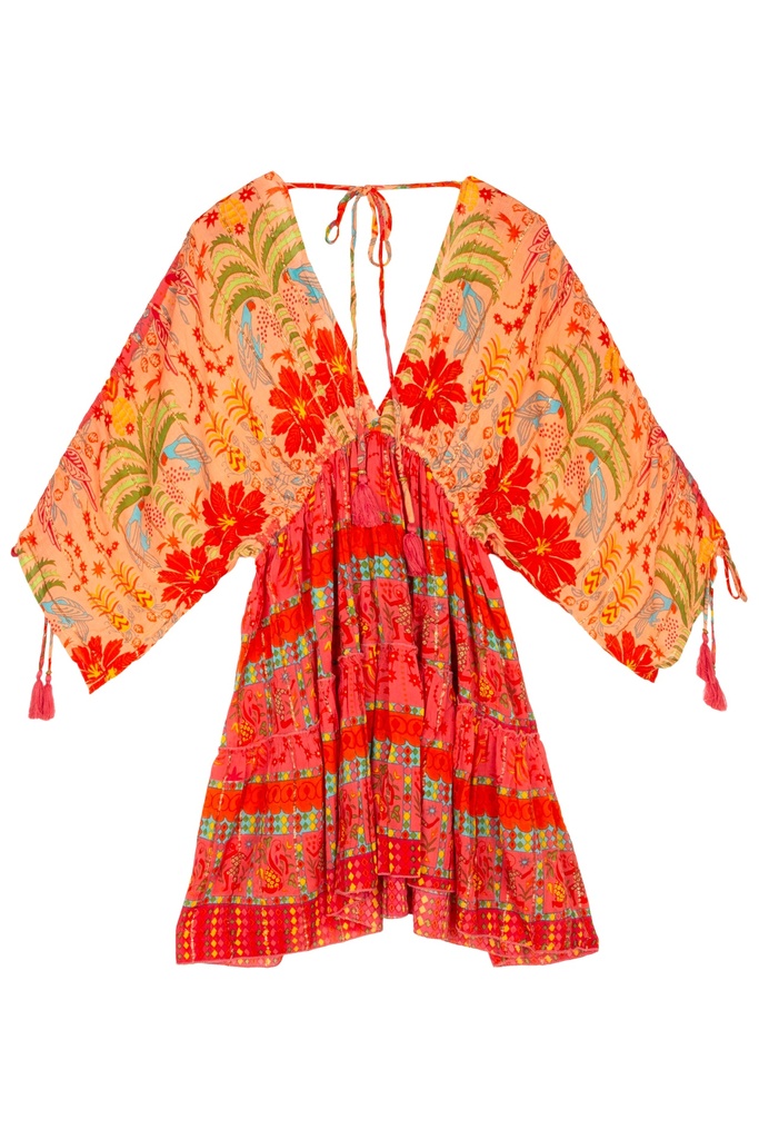 Mauricio Orange Short Dress