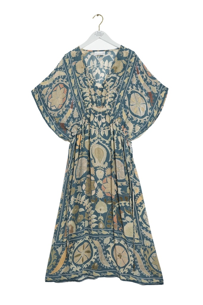 Suzanne Blue Kaftan