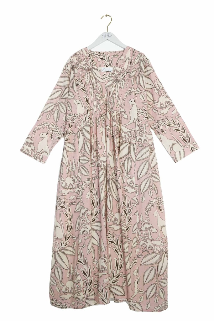 Sphinx Pink Pleat Dress