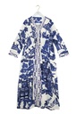 Willow Blue Pleat Dress