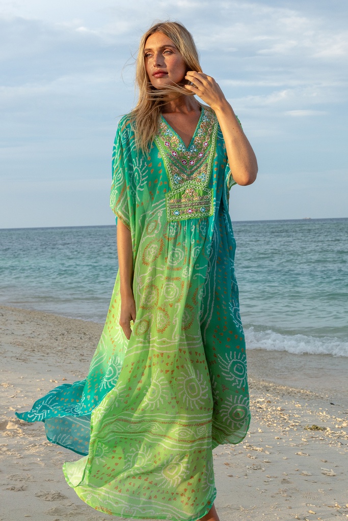 Tessa Green Kaftan