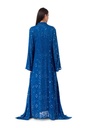 Prussian Blue Chiffon Dress