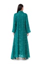 Emerald Green Chiffon Dress