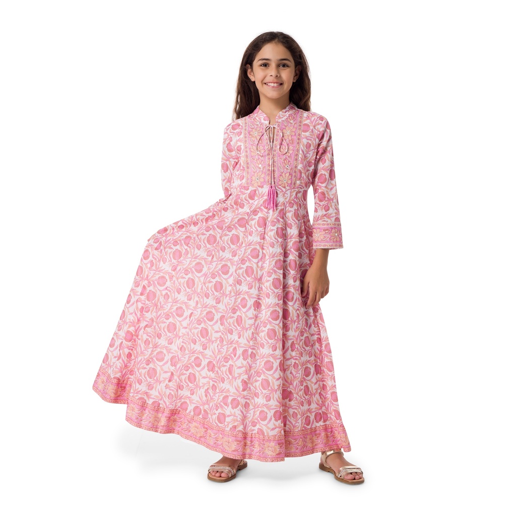 Pink Meadows Kids Dress