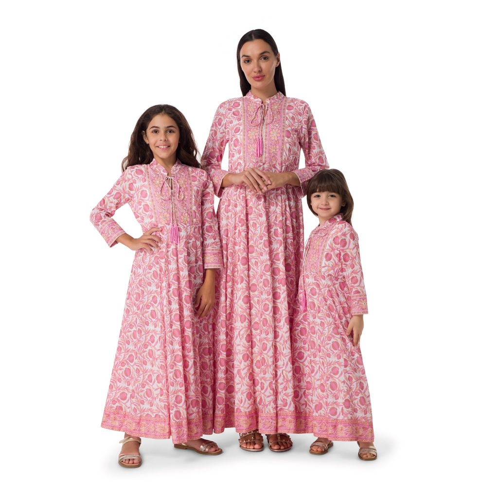 Pink Meadows Kids Dress