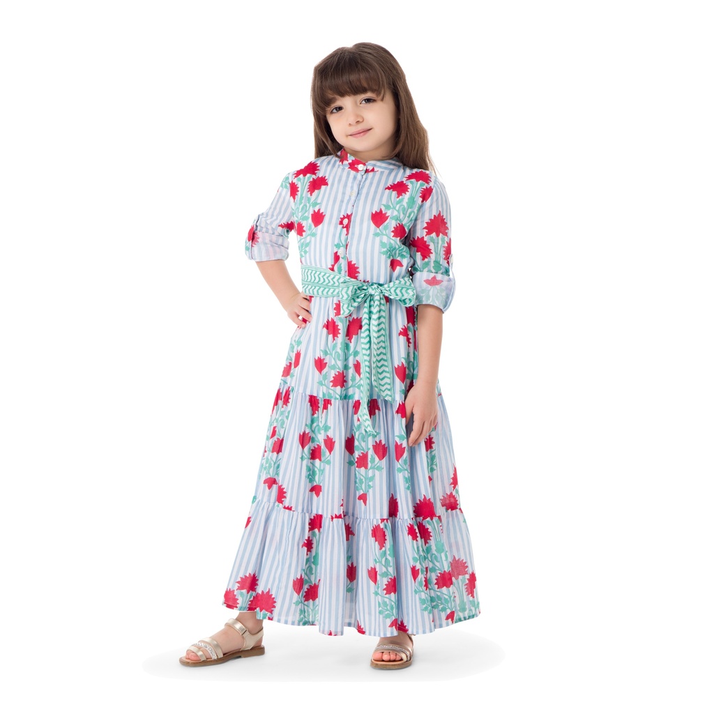 Crimson Skyway Kids Dress