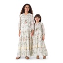 Pearl Petals Embroidery Kids Dress