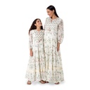 Pearl Petals Embroidery Kids Dress