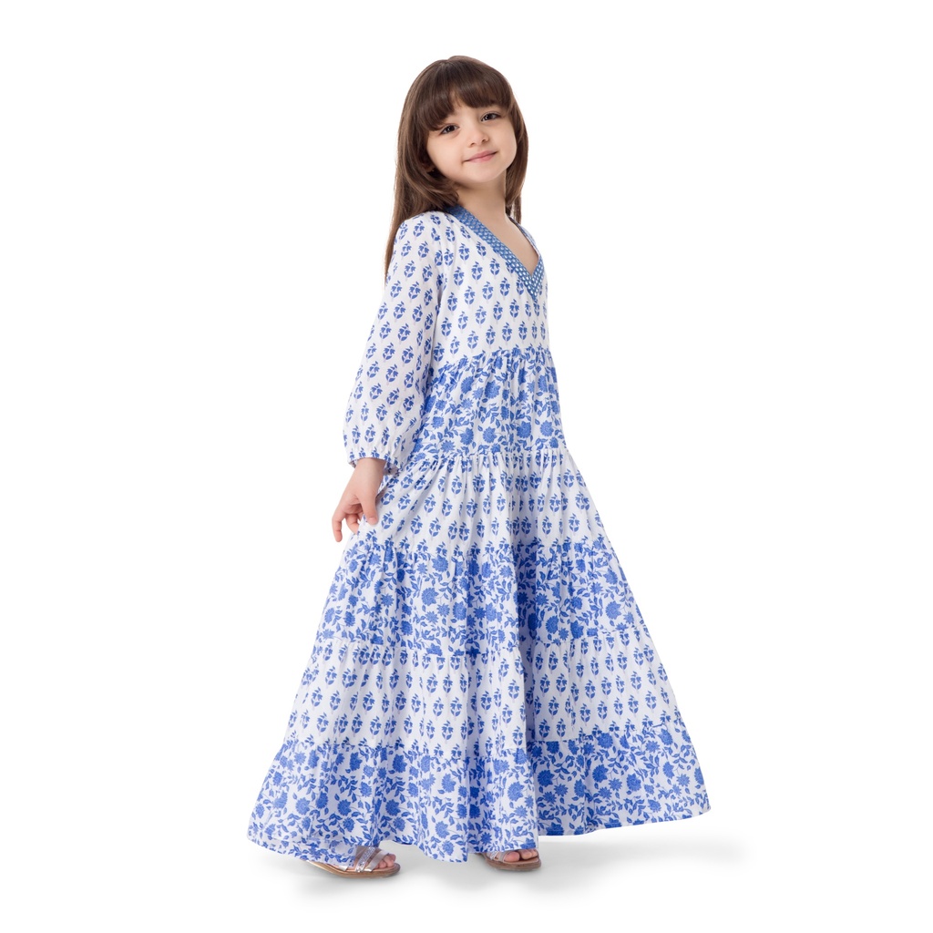 Oceanic Orchid Kids Dress