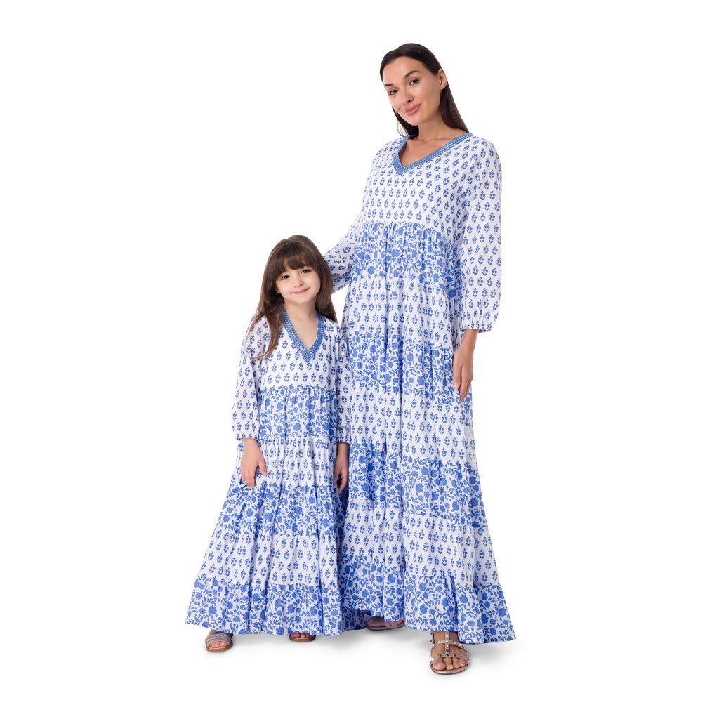 Oceanic Orchid Kids Dress