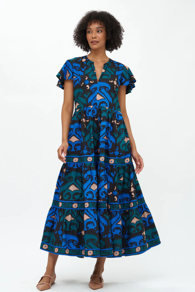 Blue Uzbek Dress