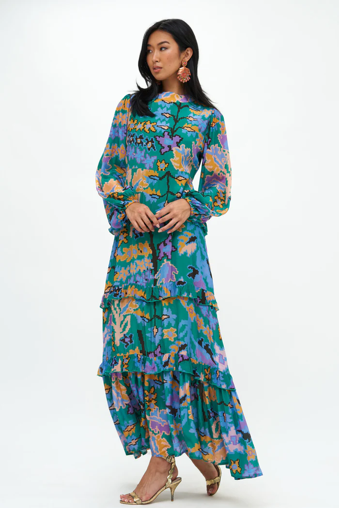 Green Bukhara Dress