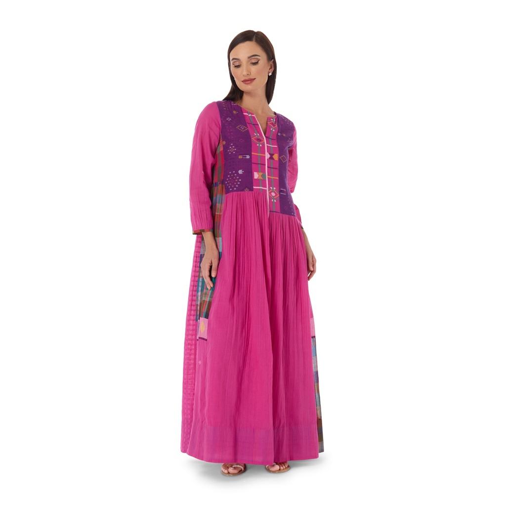 Pink Jamdani Dress