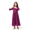 Maroon Mokaish Kids Dress