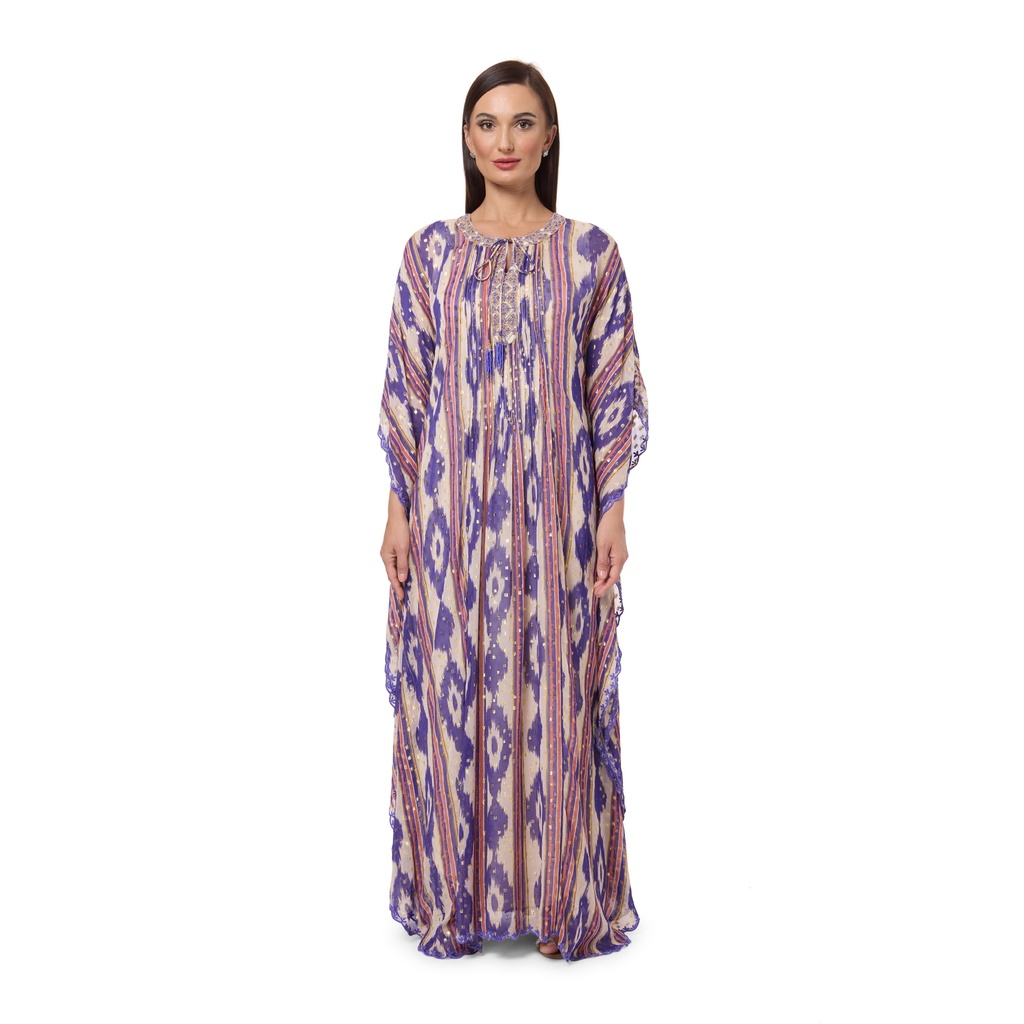 Ikat Orchid Dress