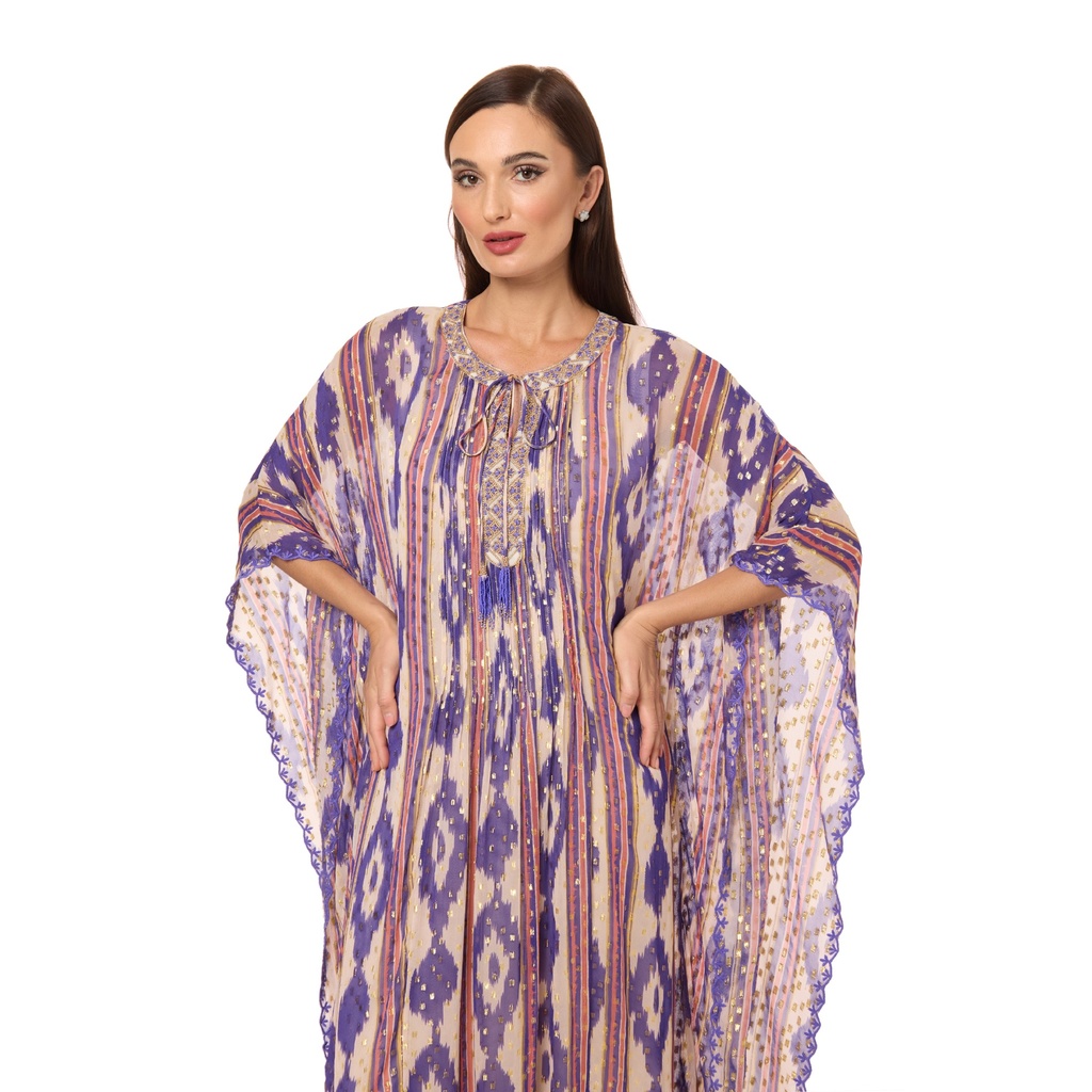 Ikat Orchid Dress