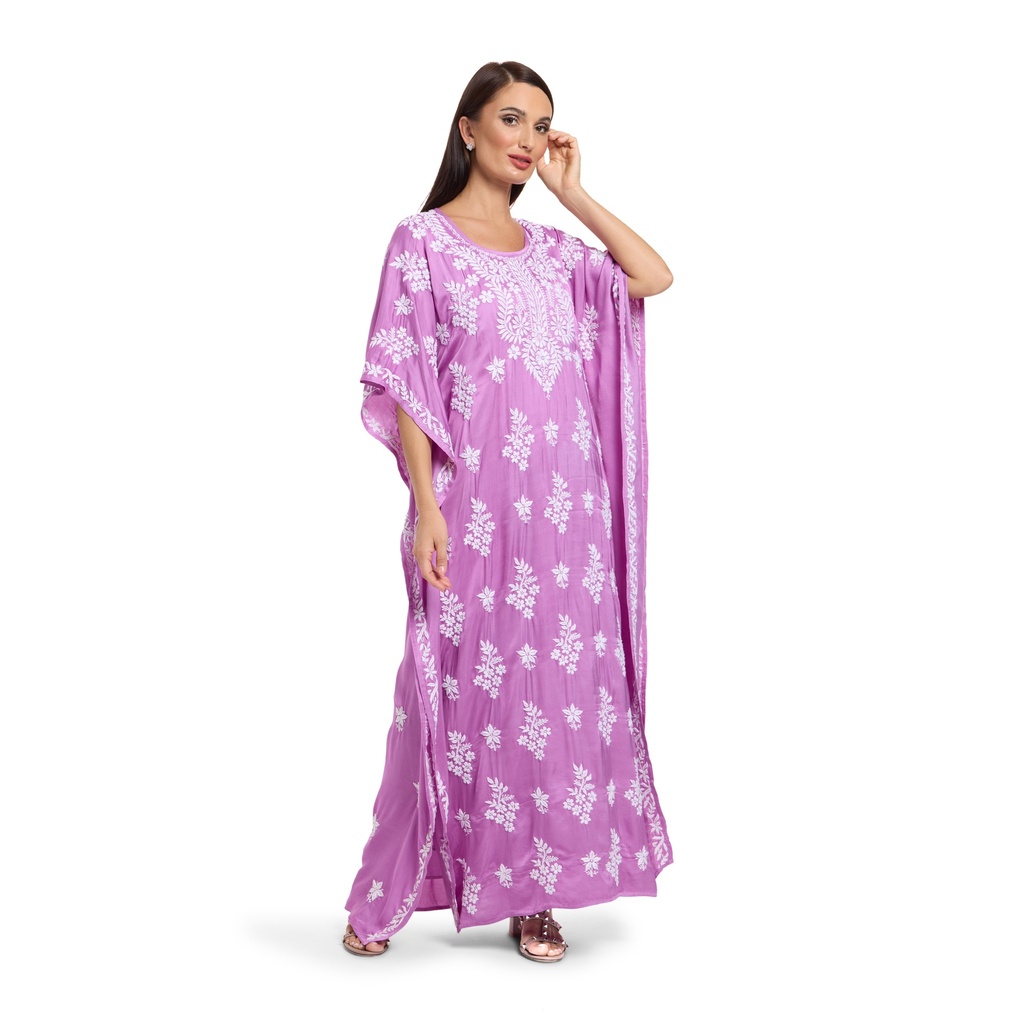 Lavender Kaftan Dress