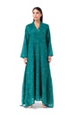 Emerald Green Chiffon Dress