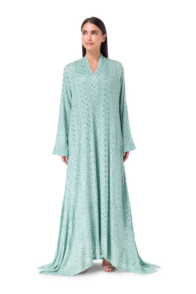 Sage Green Chiffon Dress