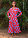 Sandalwood Dress Red