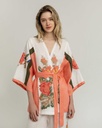 Two Tone Short Kimono