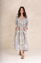 Sphinx Grey Pleat Dress