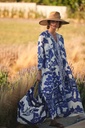 Willow Blue Pleat Dress