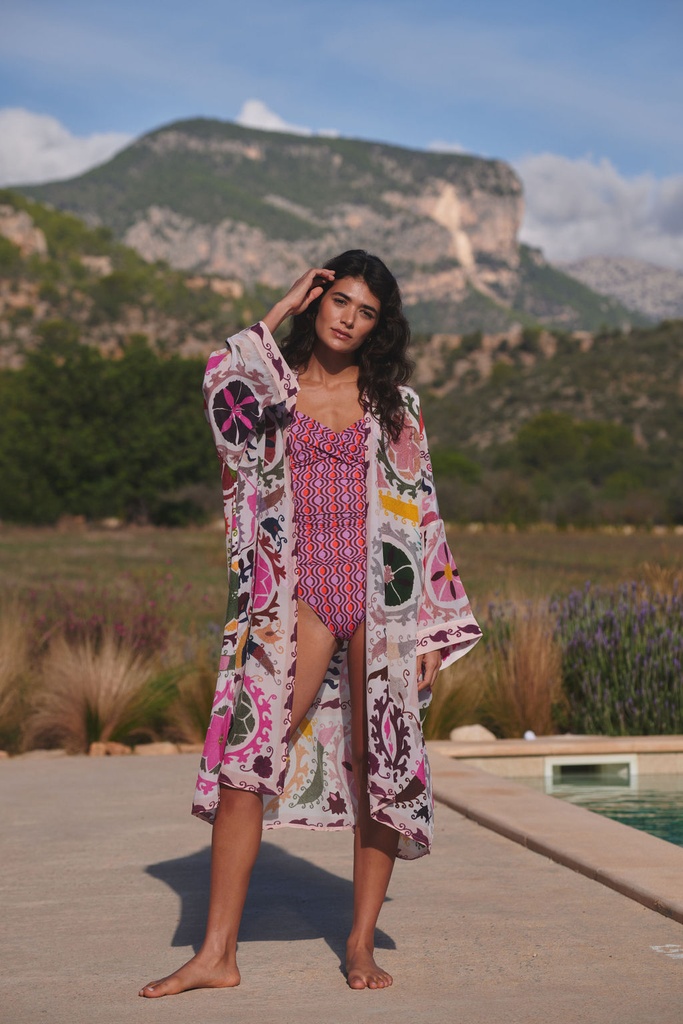 Suzanne Pink Kimono