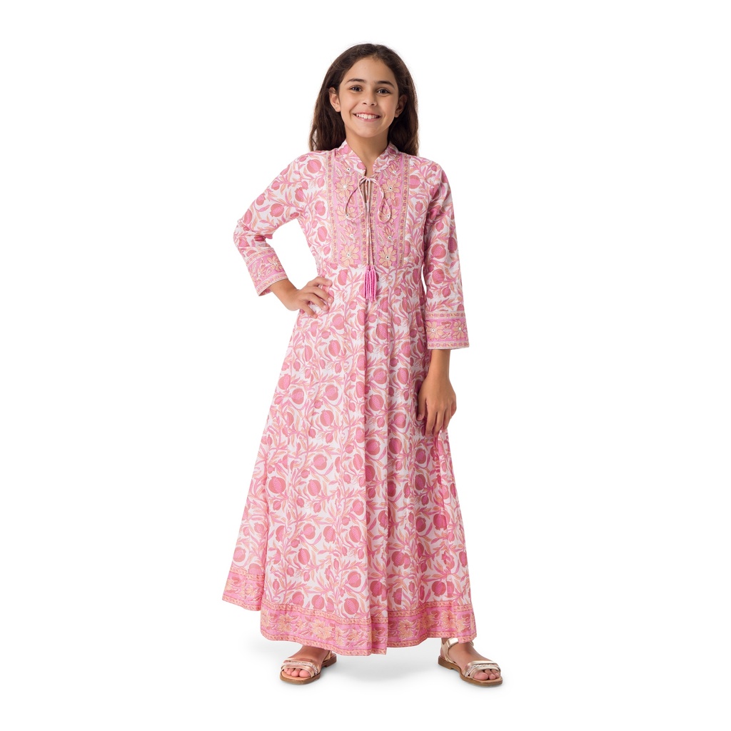 Pink Meadows Kids Dress