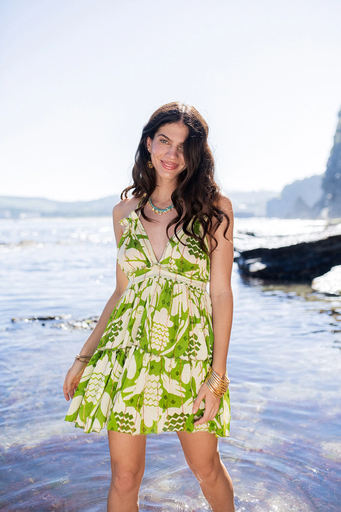 Acapulco Green Short Dress