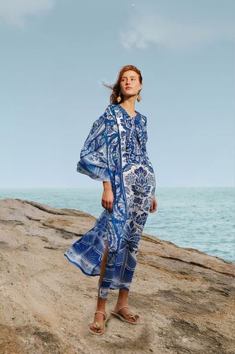 Tapestry Long Dress