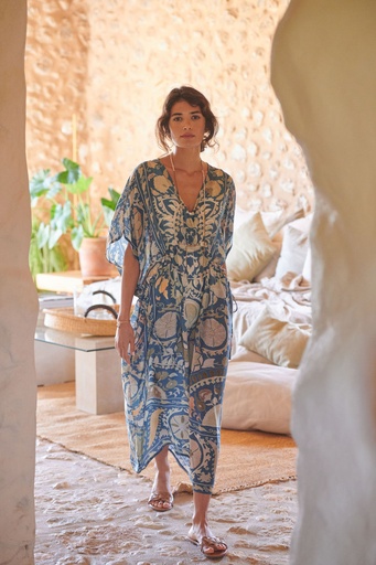 Suzanne Blue Kaftan
