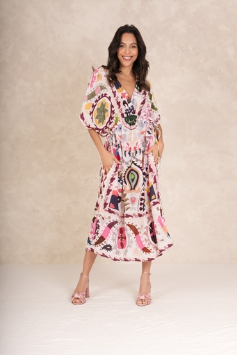 Suzanne Pink Kaftan